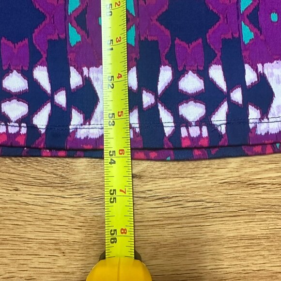 Charlotte Russe - Women's Sleeveless Blue, Purple, and White Maxi Dress - Size S - Picture 7 of 8